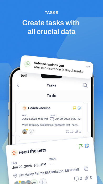Hubmee: life & home manager Screenshot