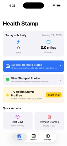 Health Stamp screenshot