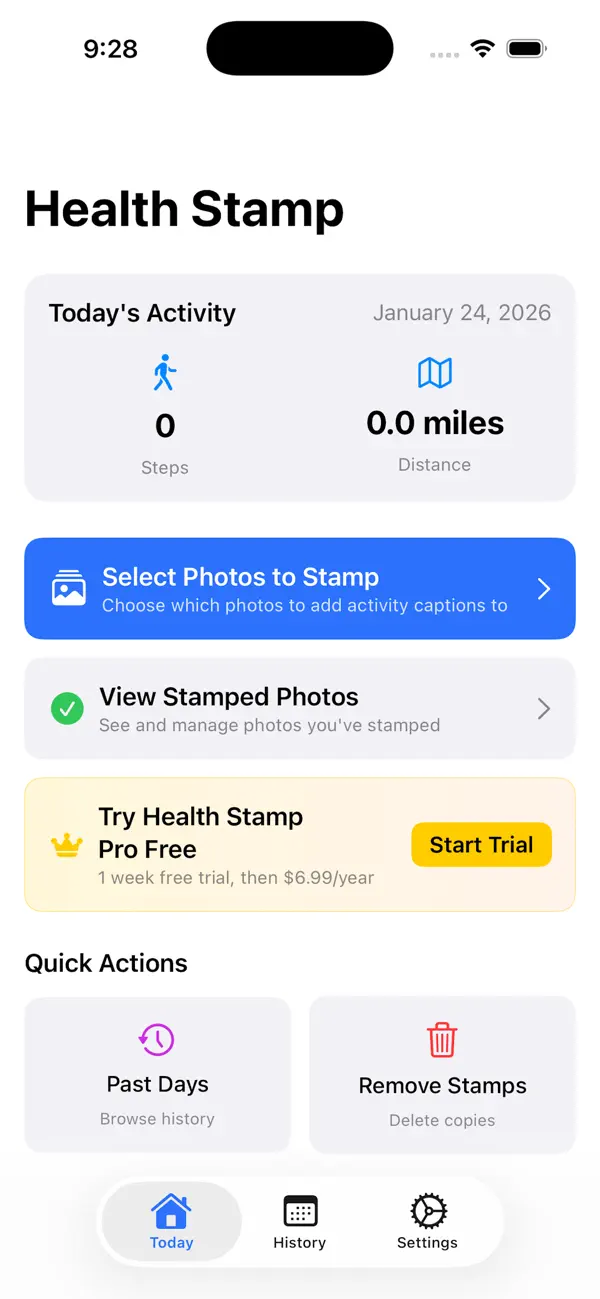 Screenshot #3 pour Health Stamp