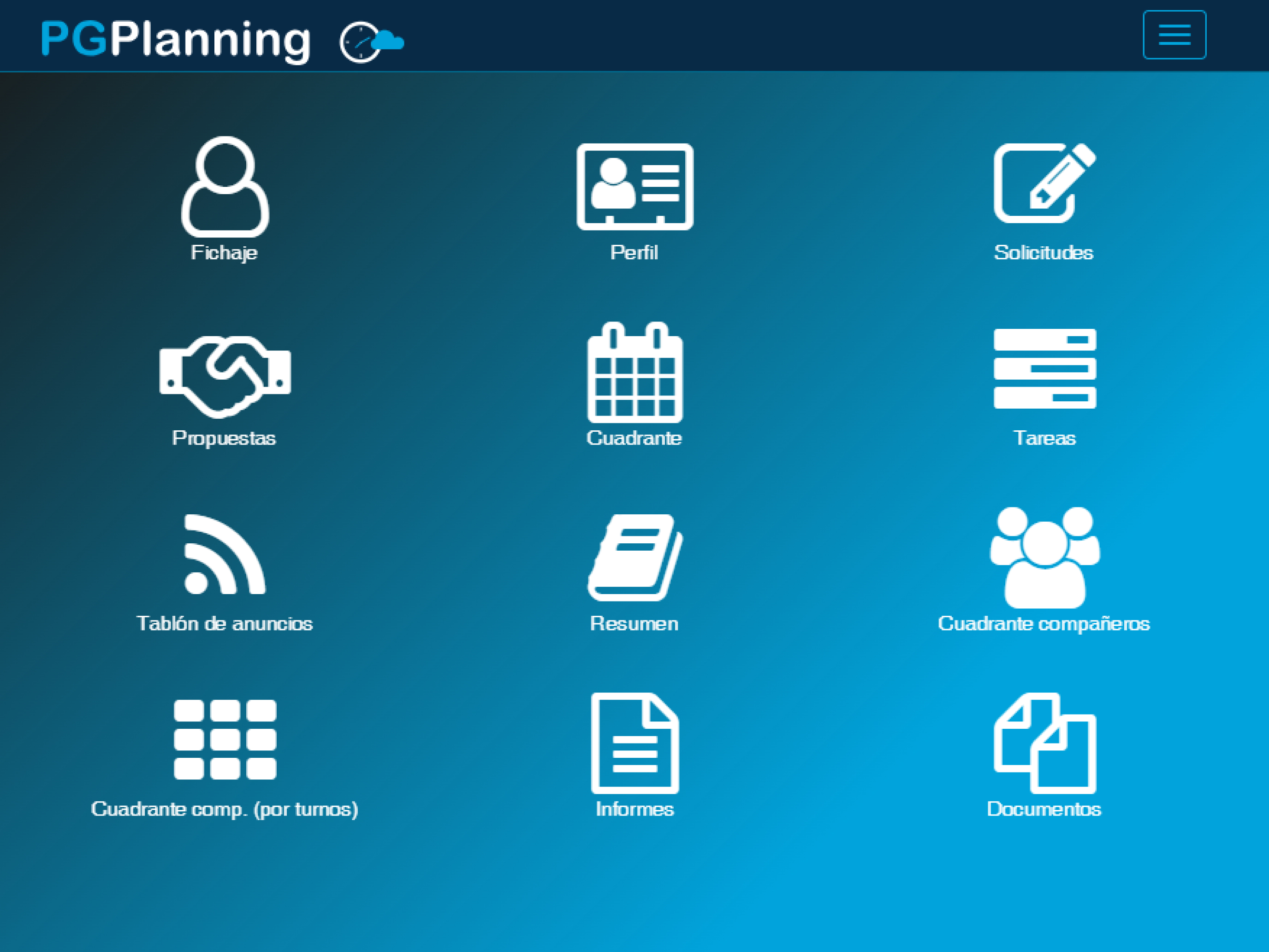 PGPlanning Portal del empleado