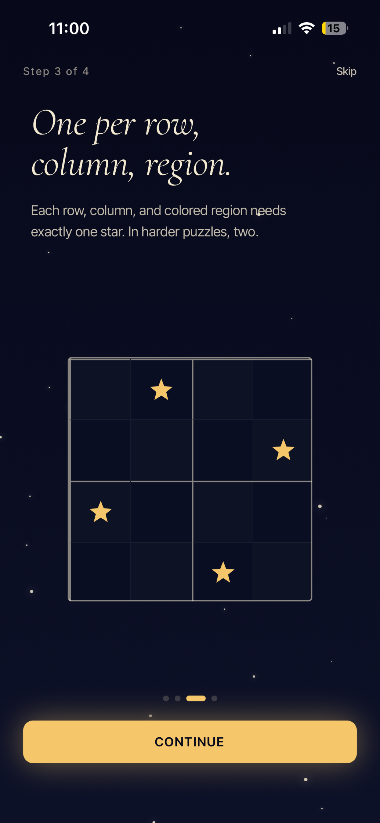 Star Battle One - Logic Puzzle screenshot 5