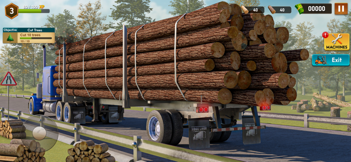 Lumberjack Wood Logging Games