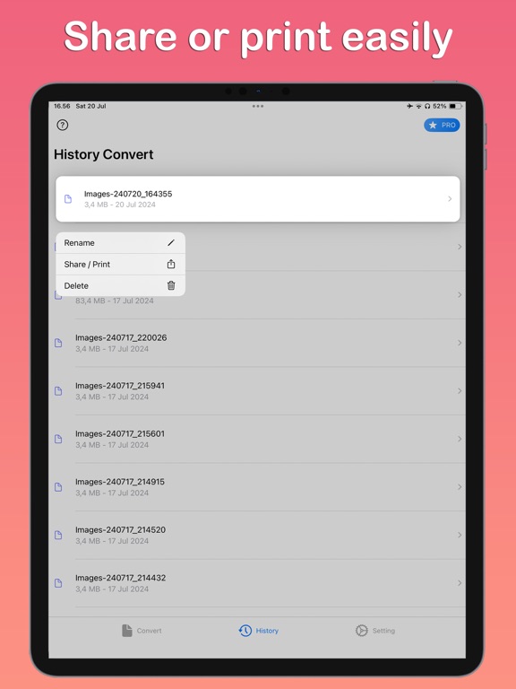 Screenshot #4 pour PDF to JPEG ™