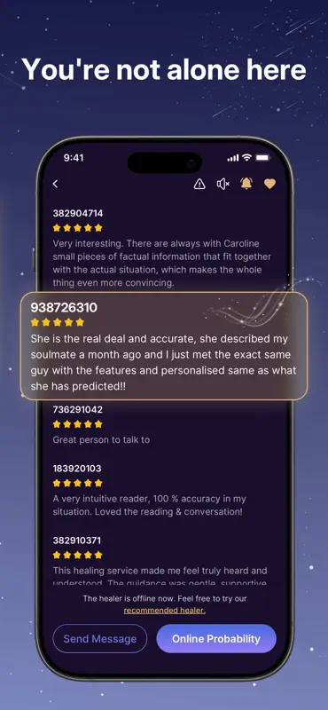 MyHealer Live Psychic Readings screenshot 6 of 6
