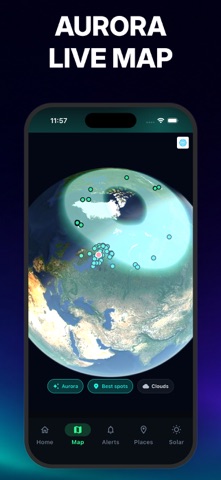 Aurora Forecast Tracker Map Screenshot 4 of 6