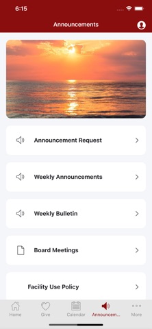 Refuge Christian Church iPhone screenshot