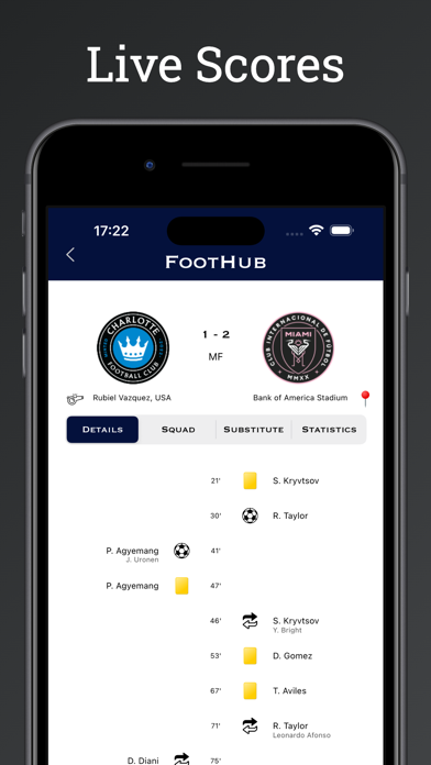FootHub・Football Live Score Screenshot