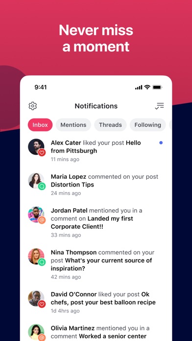 Betallic Balloon Club iPhone screenshot 5 - Social Networking app
