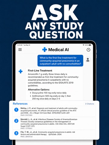 Medical AI: Study Reference iPad screenshot