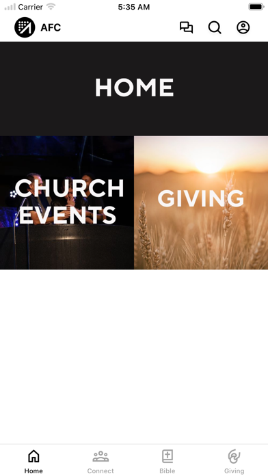 Agape Faith Church Screenshot