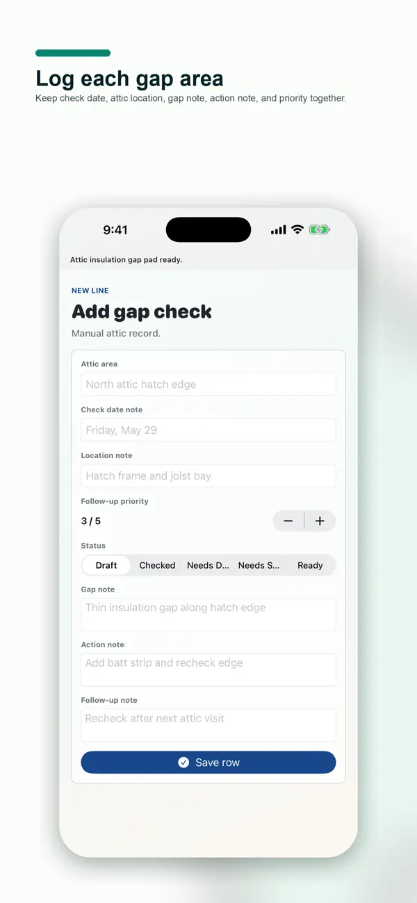 Screenshot #2 pour Attic Insulation Gap Log Pad