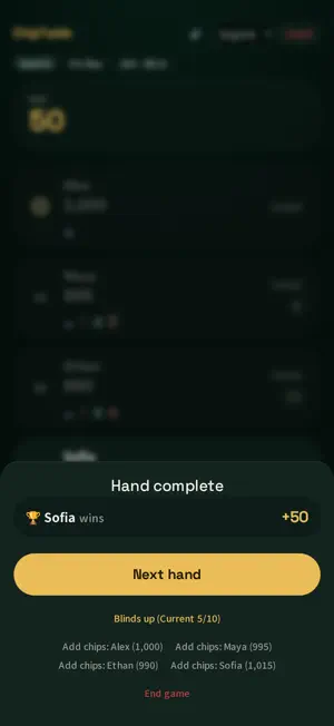 ChipTable - Poker Chip Board screenshot 4