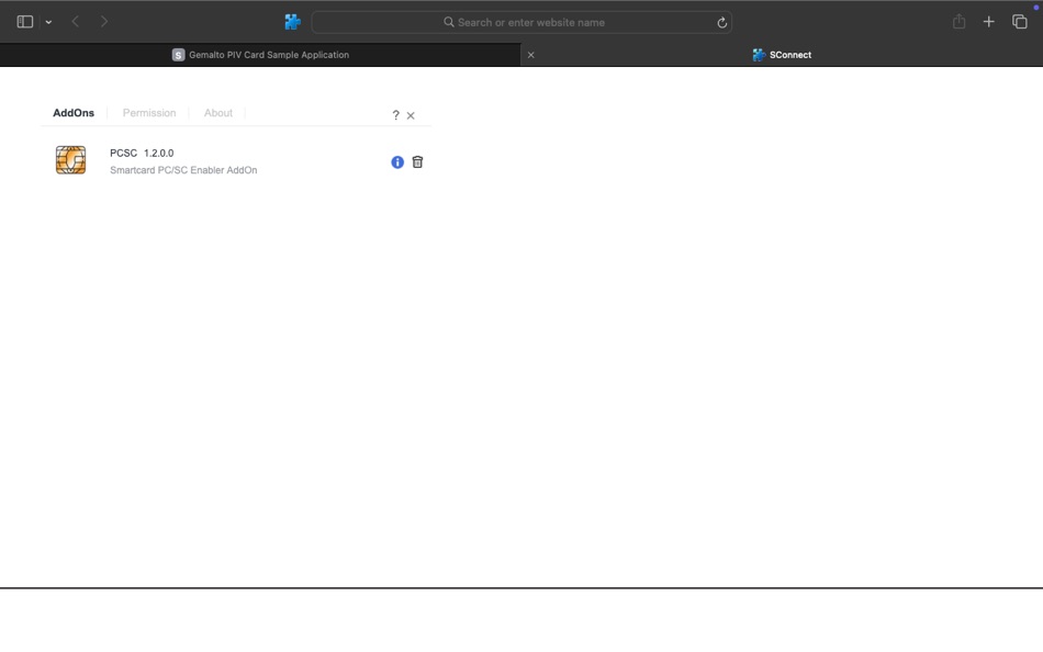 #2. SConnect WebExtension (macOS) Podle: Thales DIS Czech Republic, s.r.o.