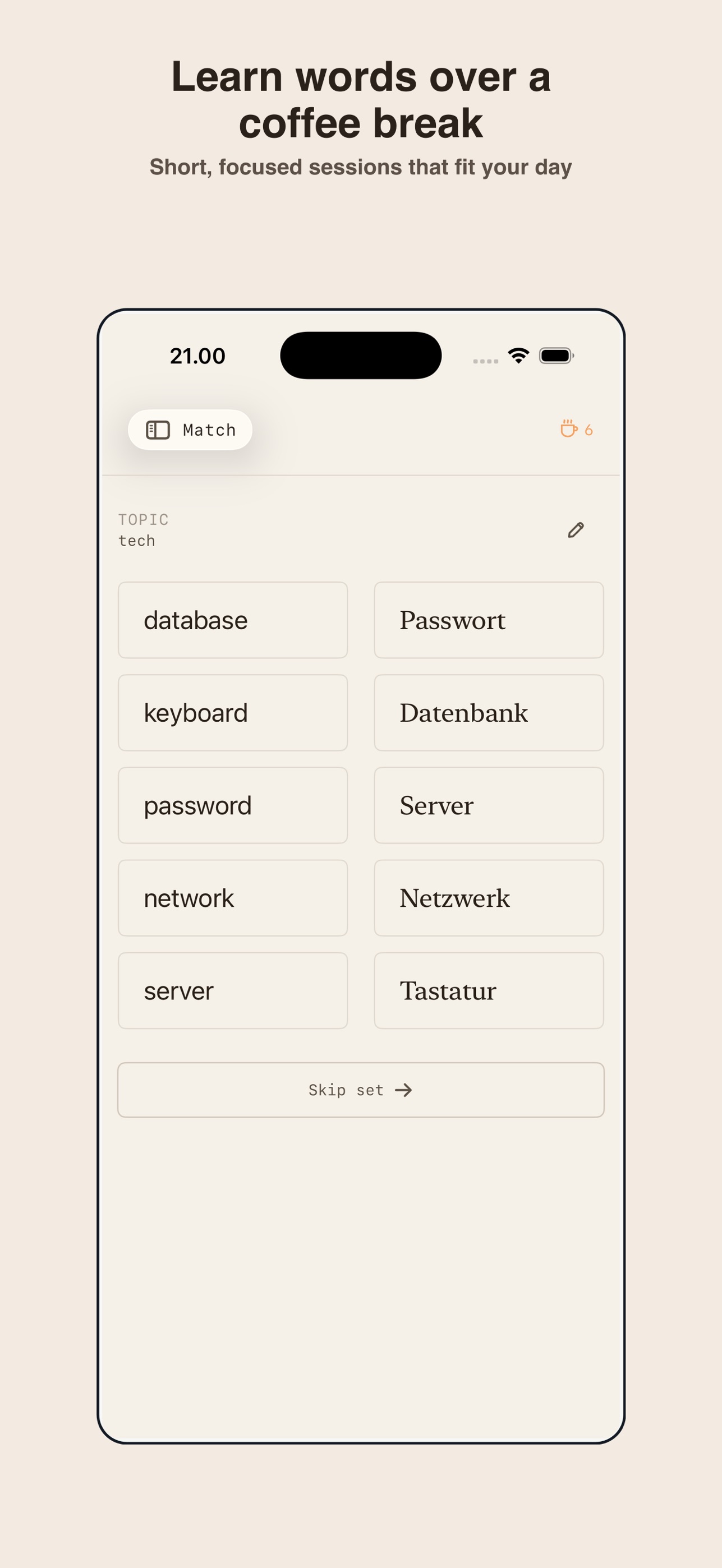 Screenshot 1 of Language Learning: Fika Lingo