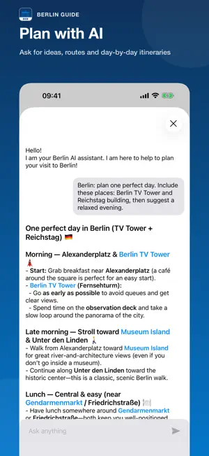 Berlin Travel Guide & AI screenshot 2