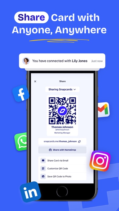 Snapcards Business Card Maker Screenshot