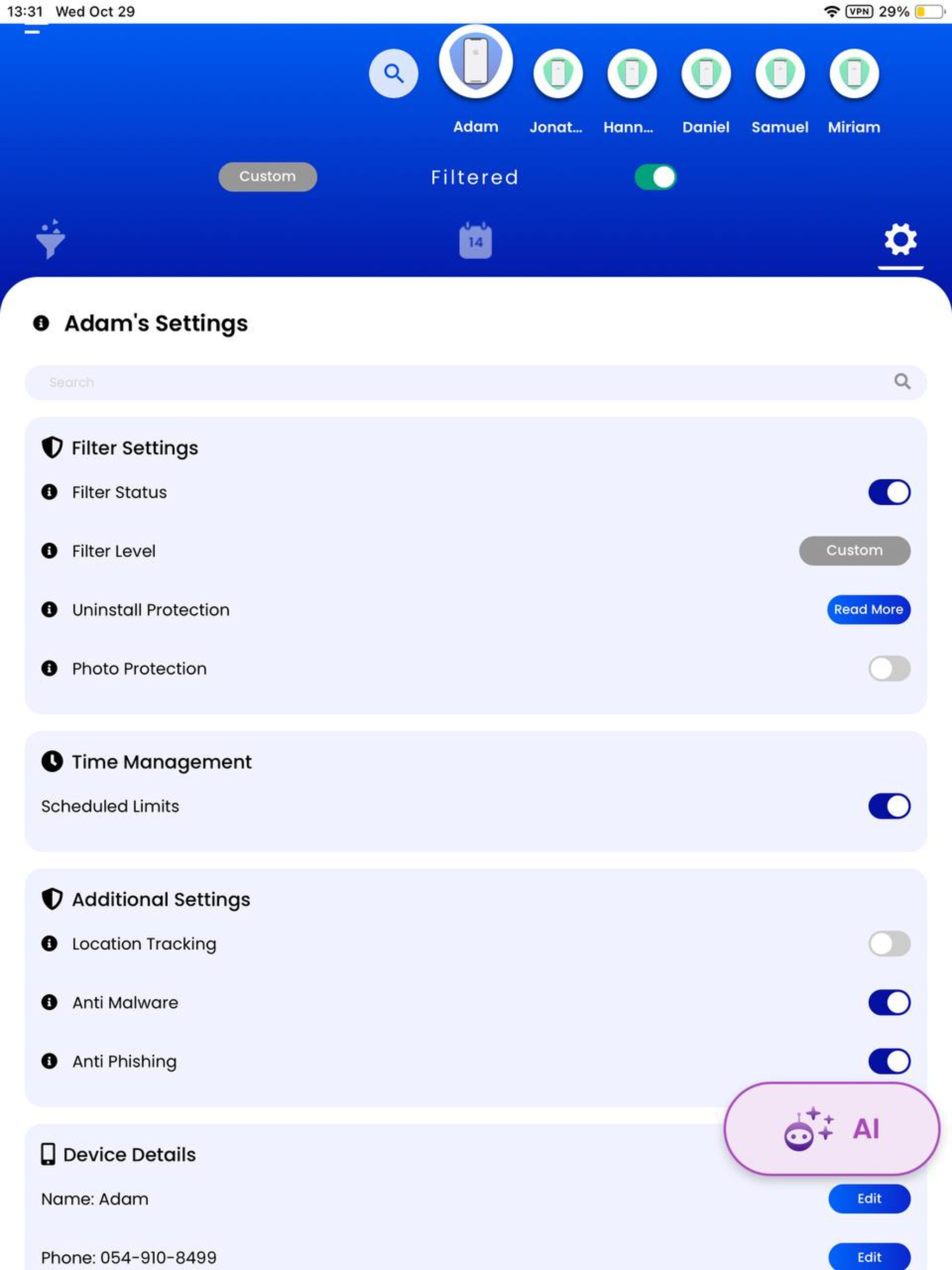 Parental Control Netspark