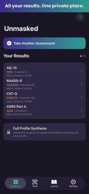 Unmasked: Adult Autism & ADHD screenshot 1