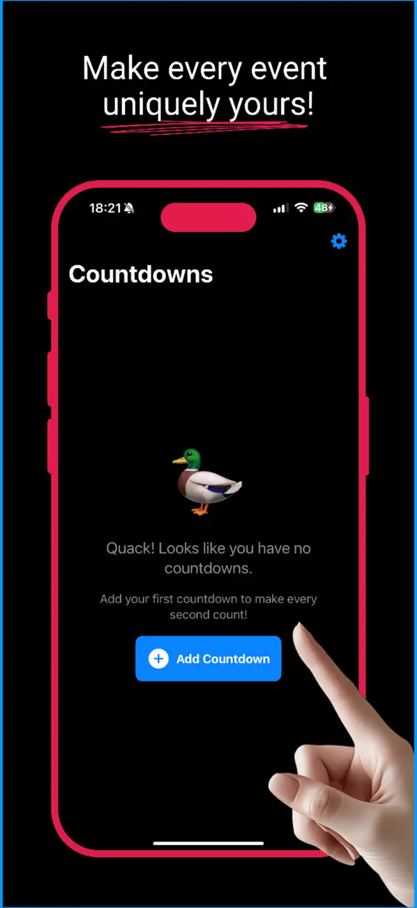 Screenshot #1 pour Countdown calendar & widgets