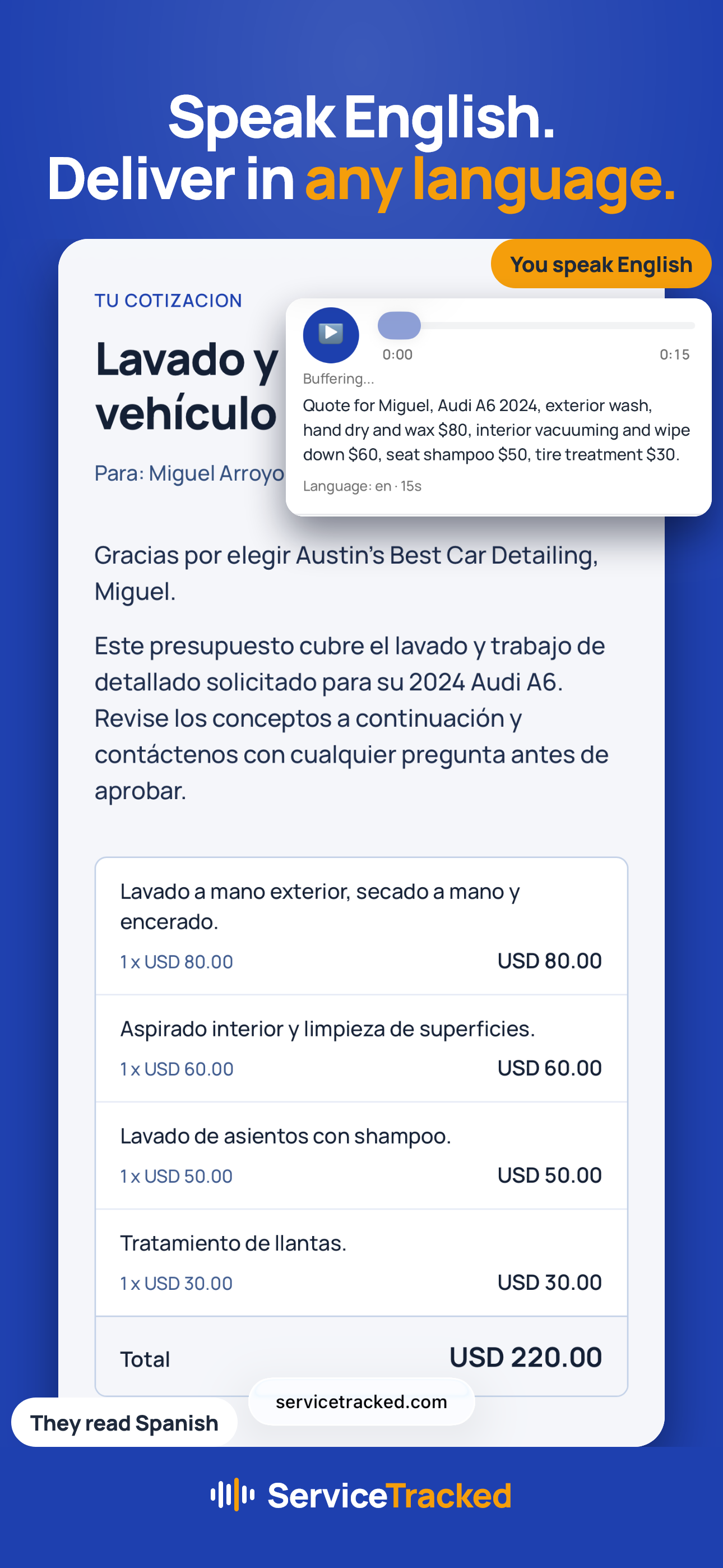 ServiceTracked screenshot 5