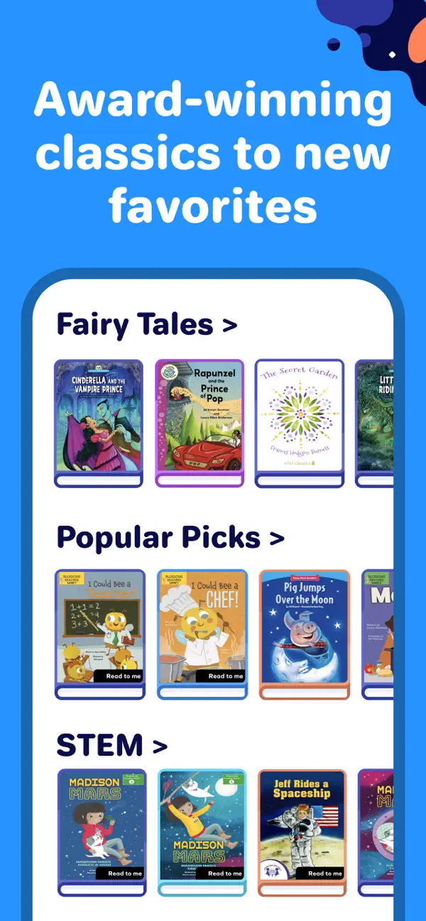 Screenshot #3 pour Splash Books: Kids Reading App