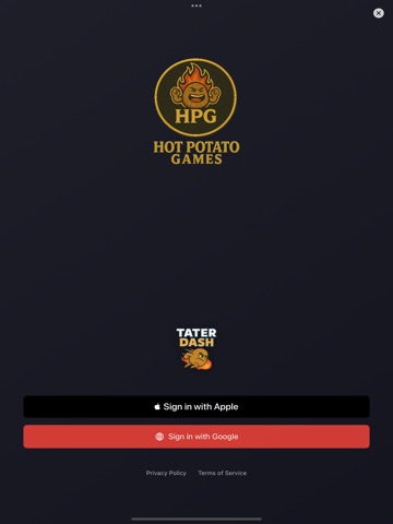 Tater Dash iPad screenshot