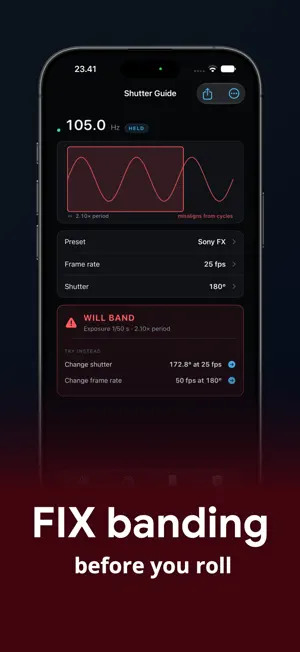 FlickerMeter Pro: Film & Video screenshot 4
