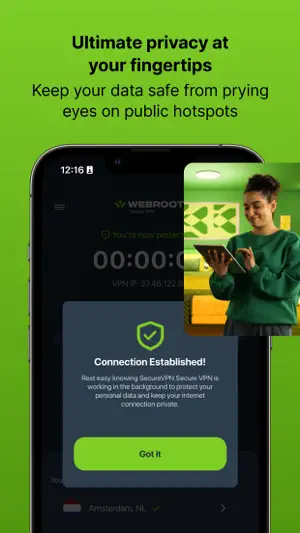 Webroot VPN screenshot 3