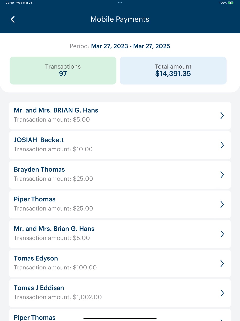 iPad screenshot