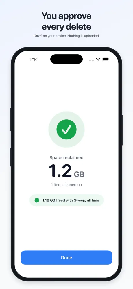 Sweep screenshot 5