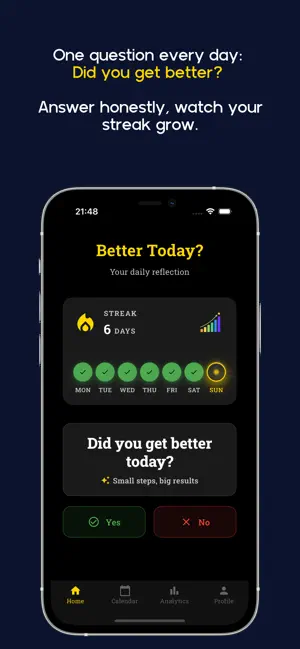 Better Today? – Daily Growth screenshot 2
