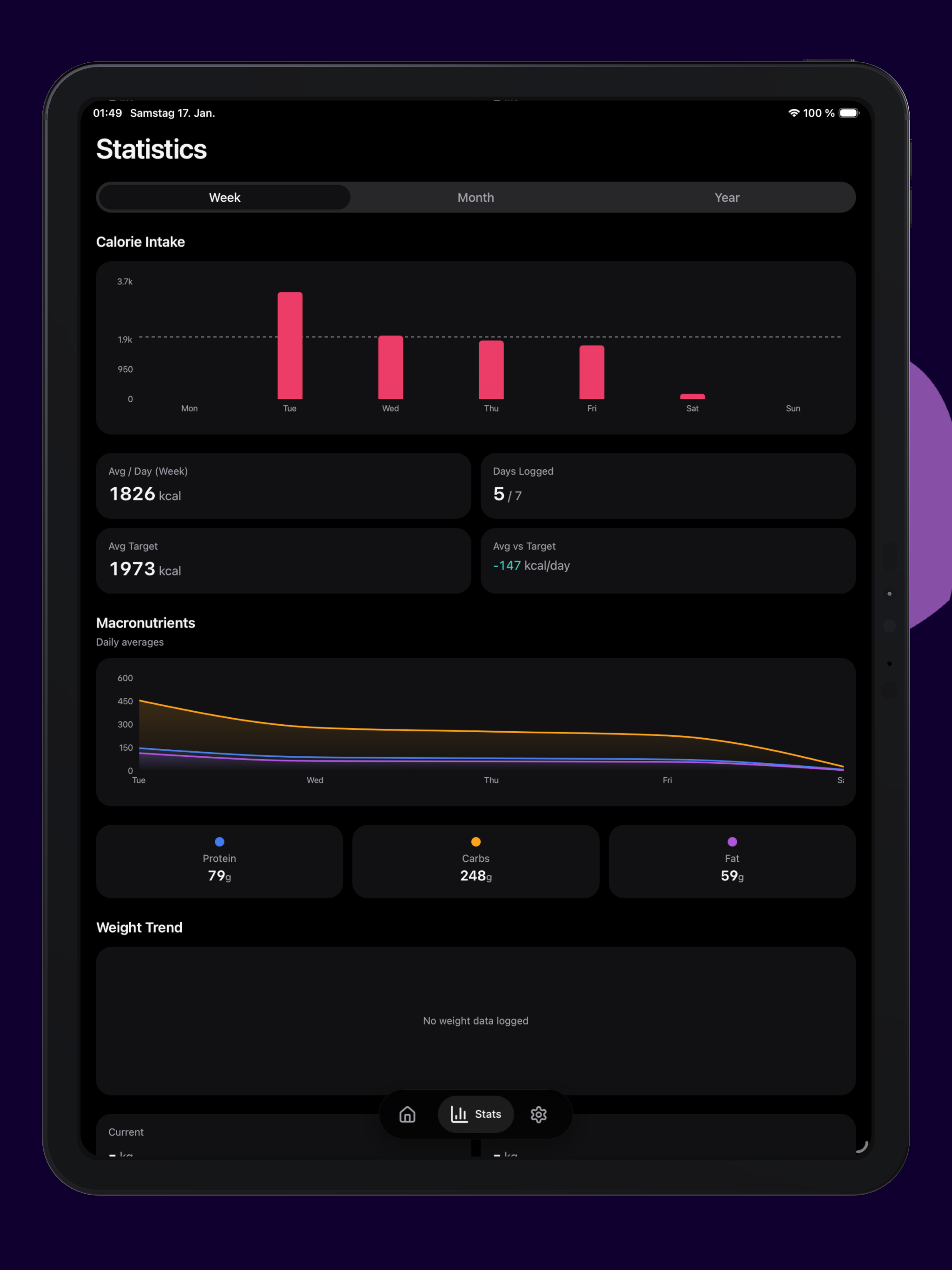 Intake: Calorie Counter & Log screenshot 12