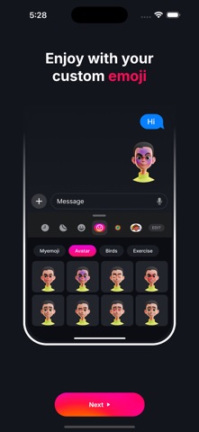 AI Emojis Keyboard - AI Emoji iPhone screenshot