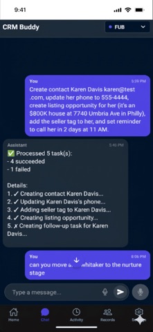CRM Buddy screenshot