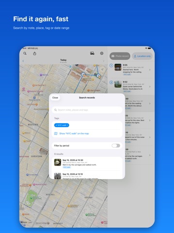 pictoMap iPad screenshot