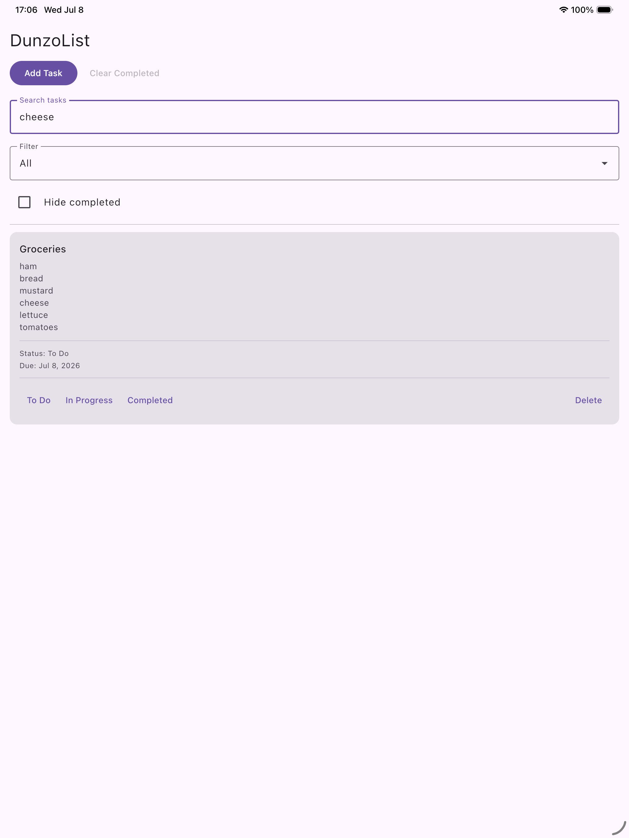 DunzoList screenshot 16