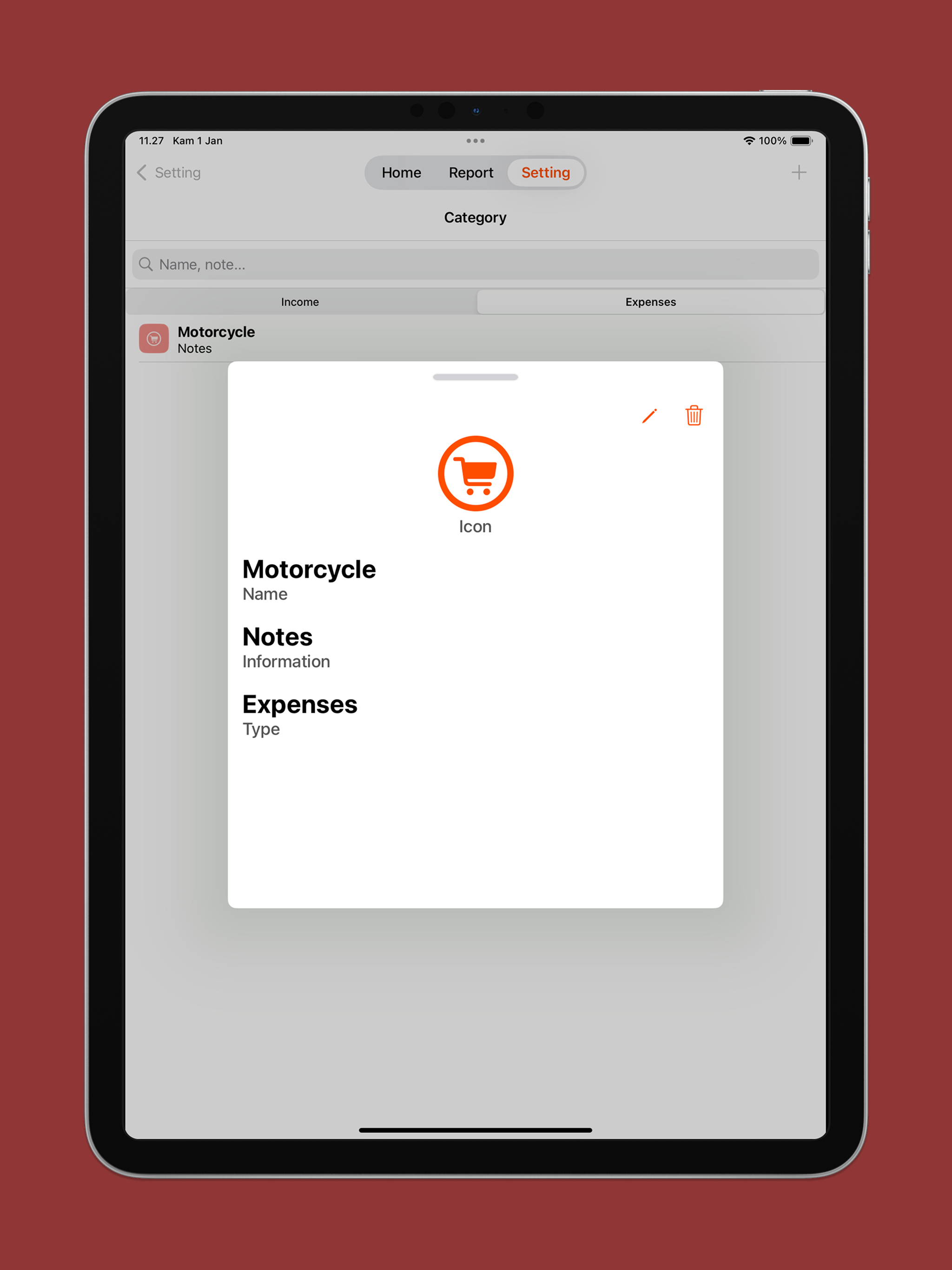 Expenses & Budget Manager