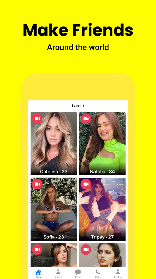 #2. Hi - Live Video Chat App (iOS) 由: Darshan Patel