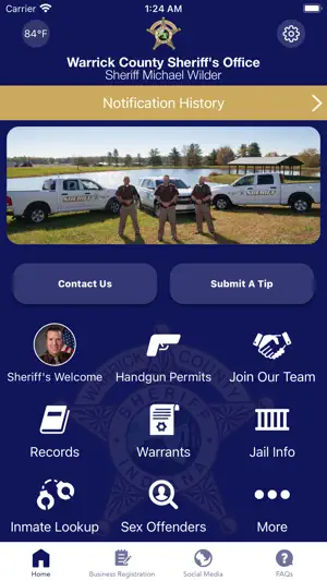 Warrick County Sheriffs Office screenshot 1