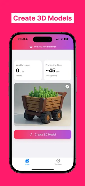 Image to 3D Model Generator screenshot 1