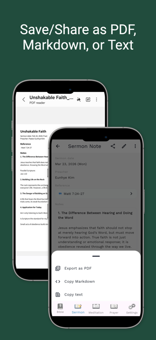 Bible Note - Sermon & Prayer Screenshot 7 of 7