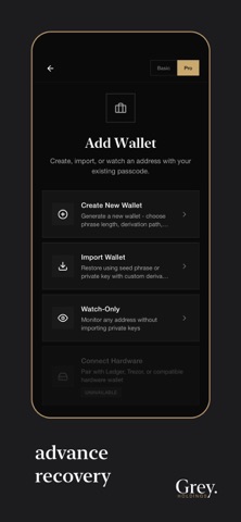 Grey Wallet: BTC, ETH & crypto Screenshot 4 of 8