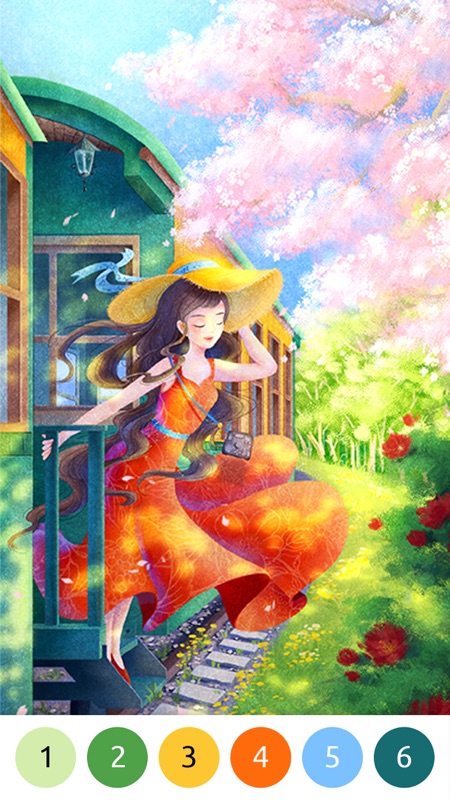 花花填色-数字涂色秘密花园Paint.ly画画小游戏 screenshot 4