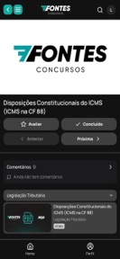 7 Fontes Concursos screenshot