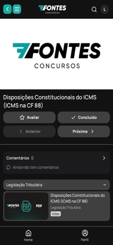 7 Fontes Concursos Screenshot 2 of 4