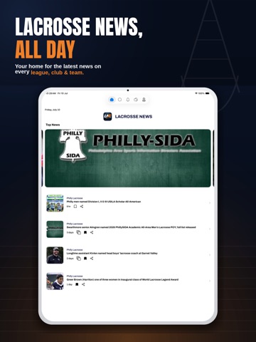 Lacrosse News screenshot