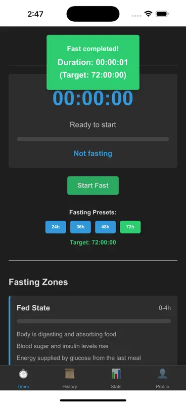 72Hour Fasting Timer screenshot 3 of 6