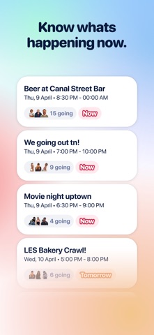 Pinned Social: Plans & Friends screenshot