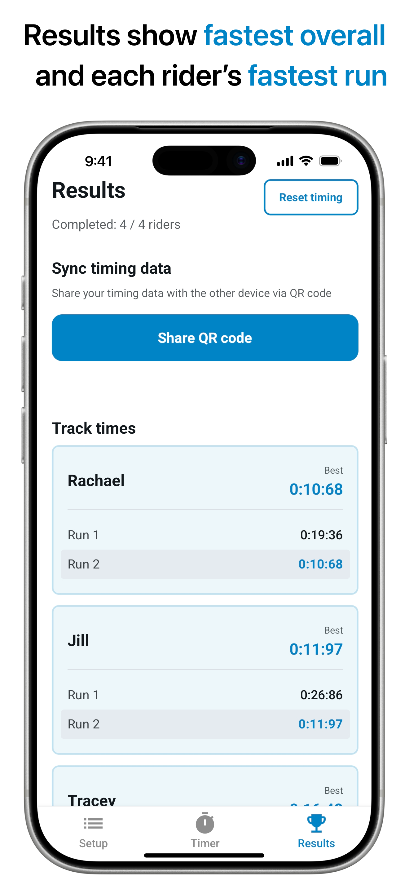 Raceline: MTB & Cycling Timer