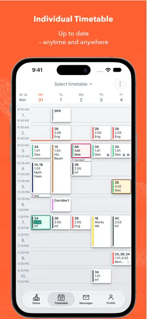 Untis Mobile screenshot 1